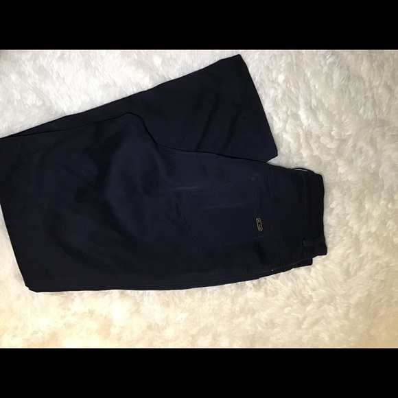 St. John sport by Marie gray navy blue high waisted pants size 4 - Picture 5 of 9